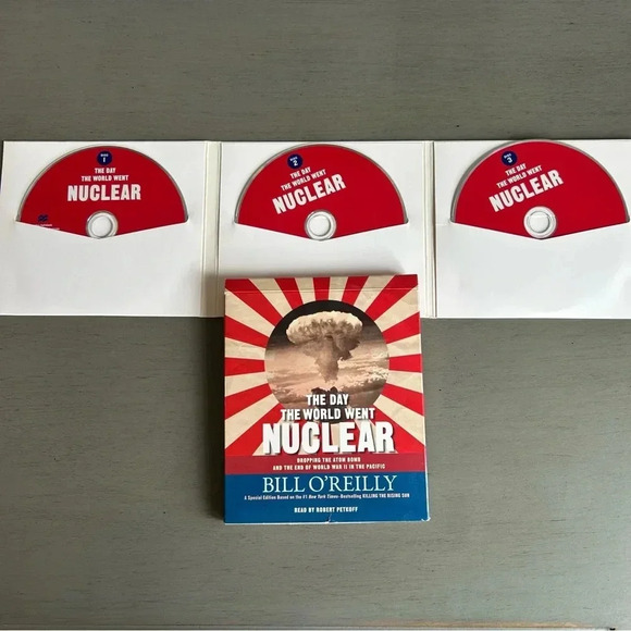 Bill O'Reilly Audiobook The Day The World Went Nuclear 4 CDs History World War 2 - Picture 2 of 4